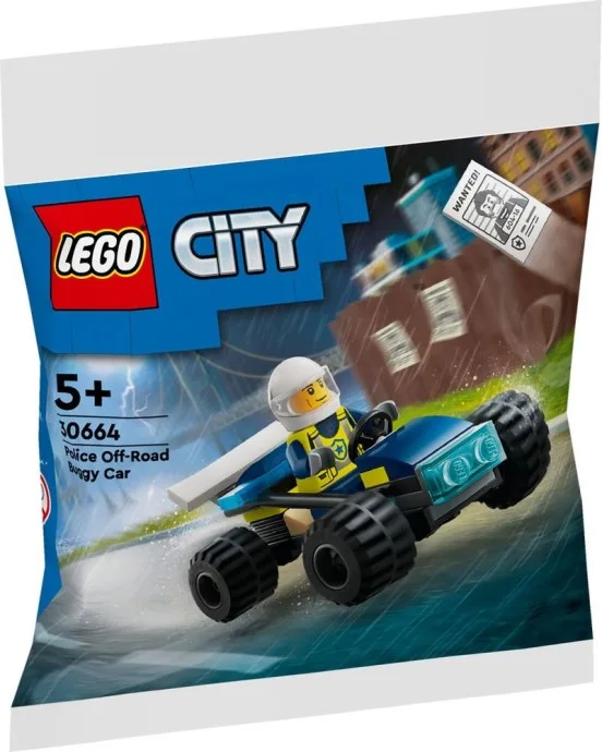 Police Off-Road Buggy Car LEGO-set afbeelding 2