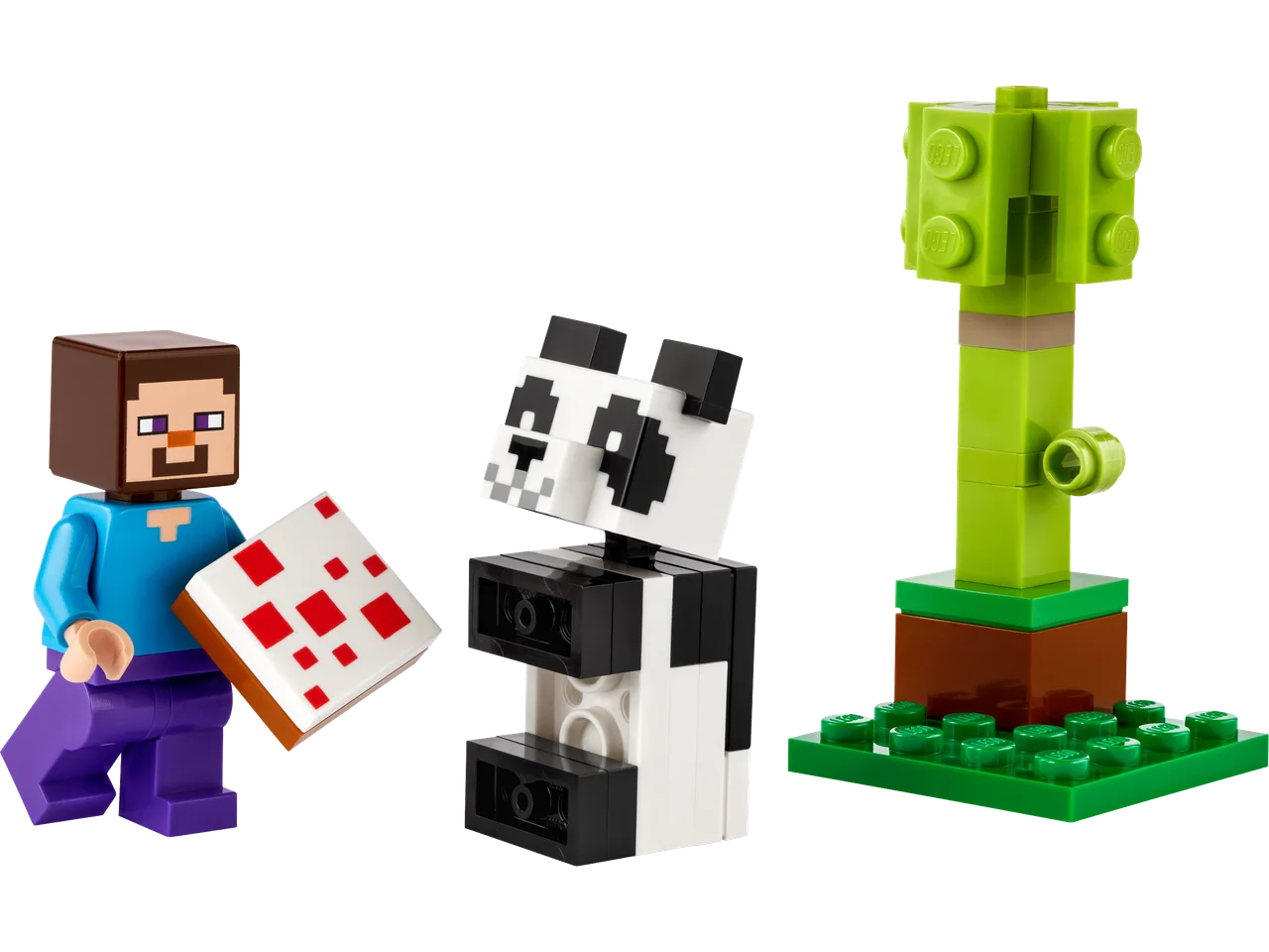 Steve and Baby Panda LEGO-set