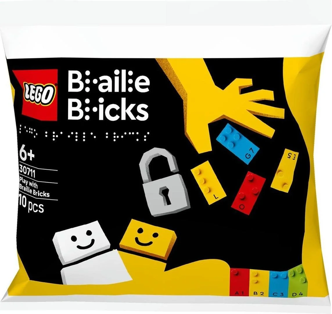 Play with Braille Bricks LEGO-set
