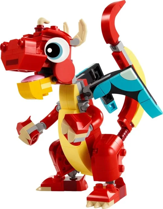 Rode draak LEGO-set afbeelding 2