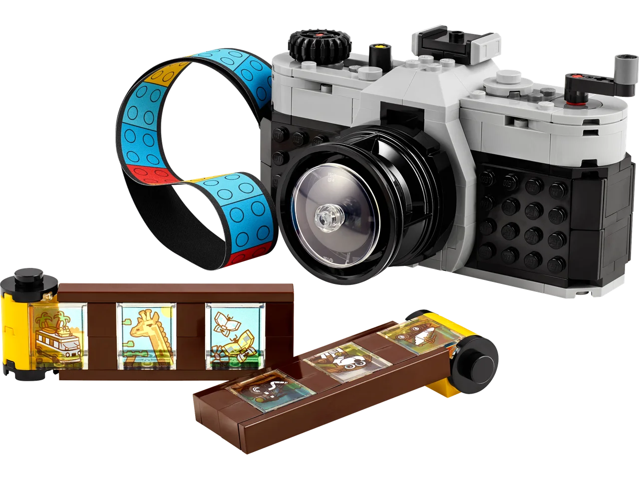 Retro fotocamera LEGO-set
