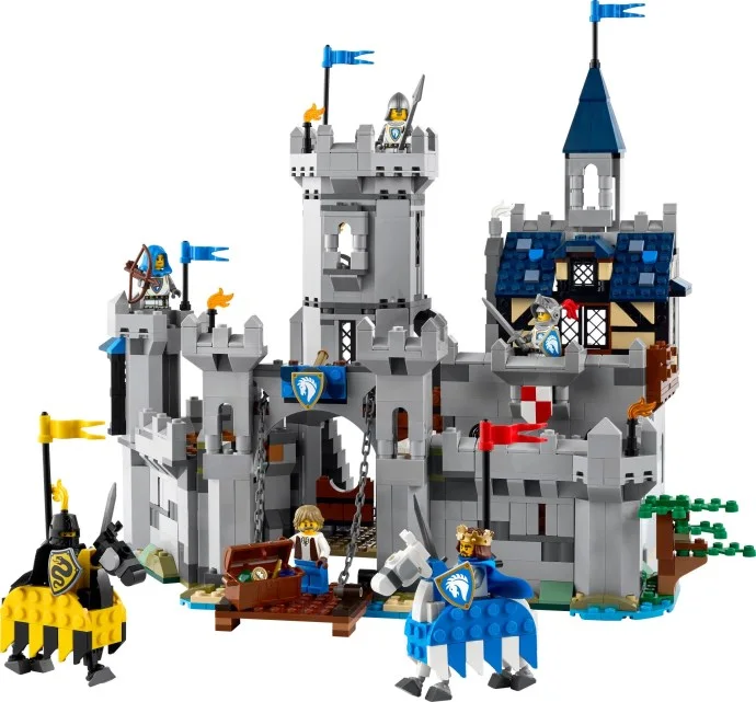 Middeleeuws kasteel met ridders te paard LEGO-set afbeelding 2