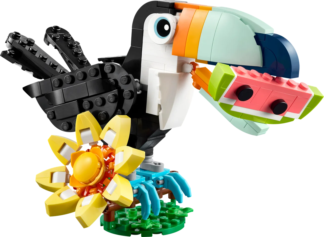 Wilde dieren: tropische toekan LEGO-set