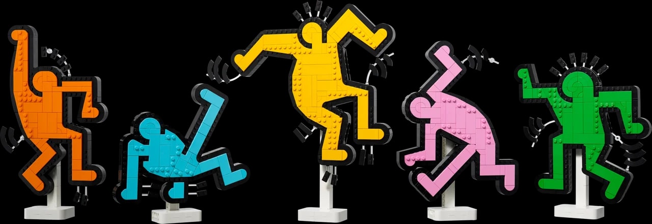 Keith Haring - Dansende figuren LEGO-set