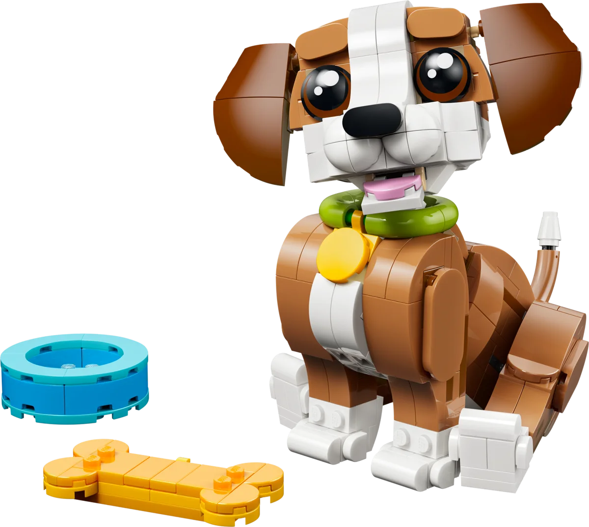 Schattige dieren: speelse puppy LEGO-set