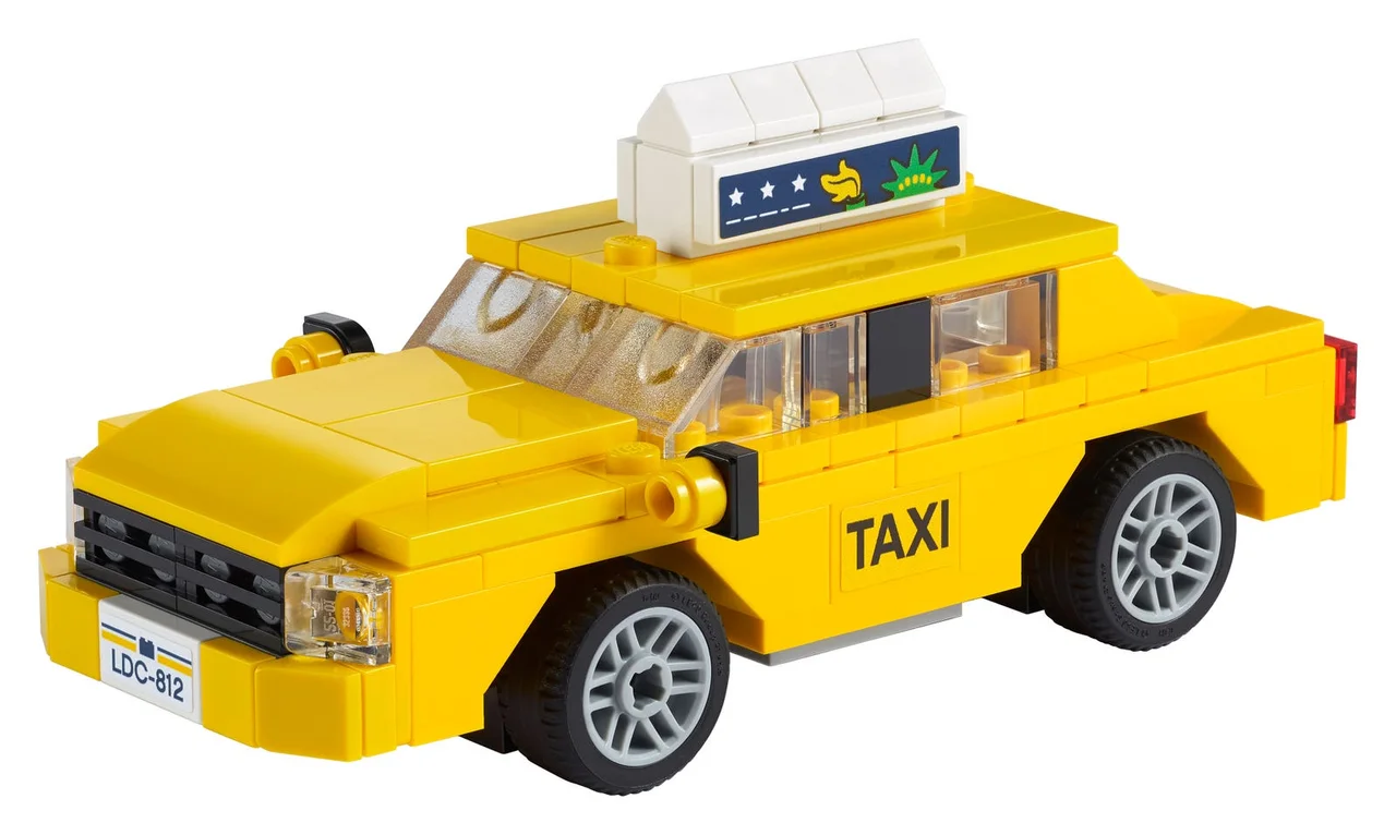 Gele taxi LEGO-set