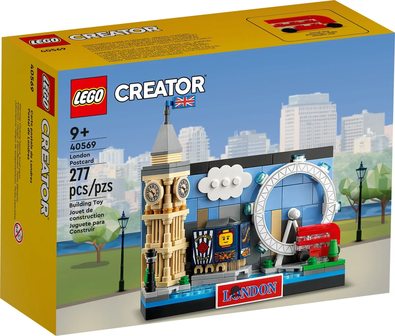 Ansichtkaart van Londen LEGO-set afbeelding 2