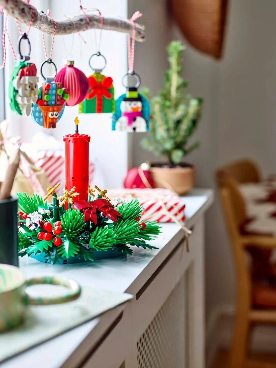Schattige kerstversieringen LEGO-set afbeelding 2