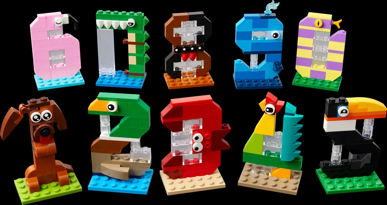 Verjaardagscijfers LEGO-set