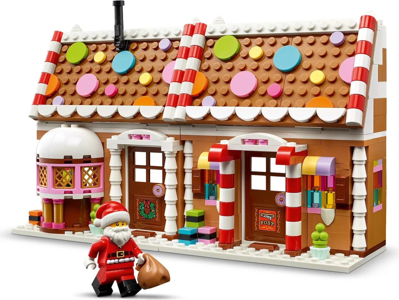 Winters peperkoekhuisje LEGO-set afbeelding 2