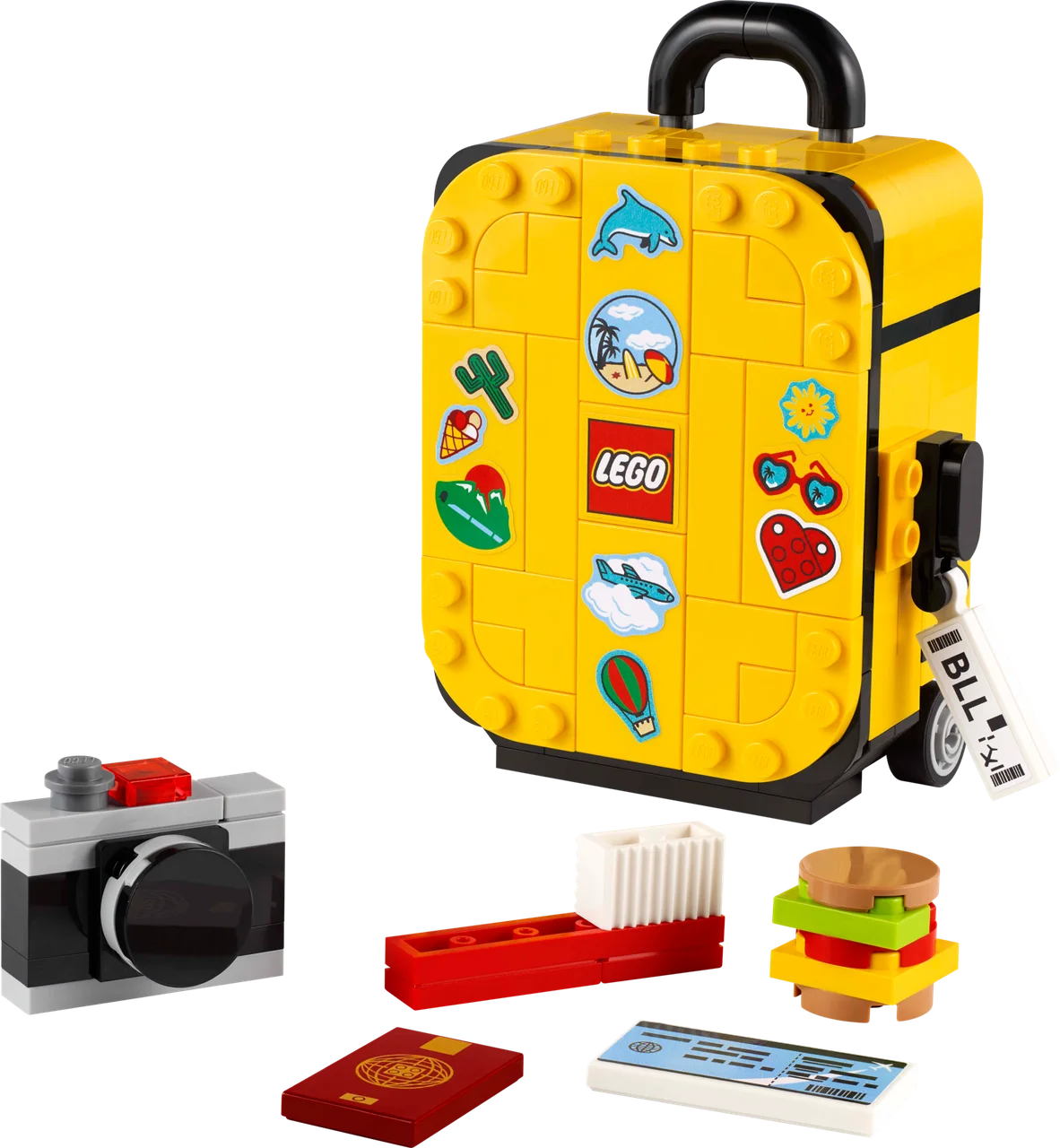 Gele koffer LEGO-set