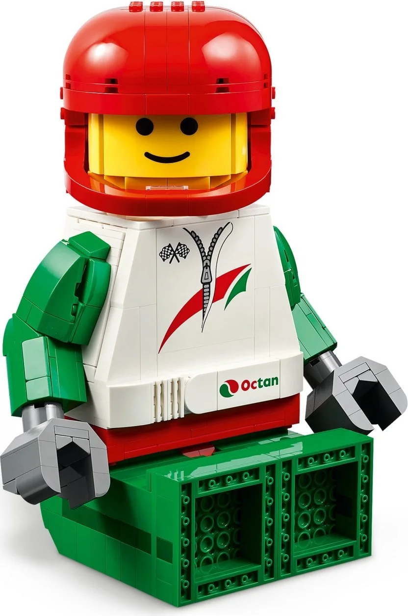 Grote minifiguur van een coureur LEGO-set afbeelding 2
