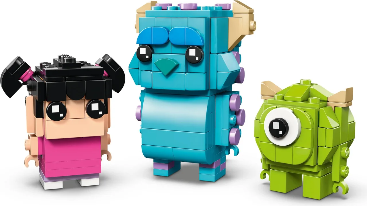 Figuren van Sulley, Mike en Boe LEGO-set afbeelding 2