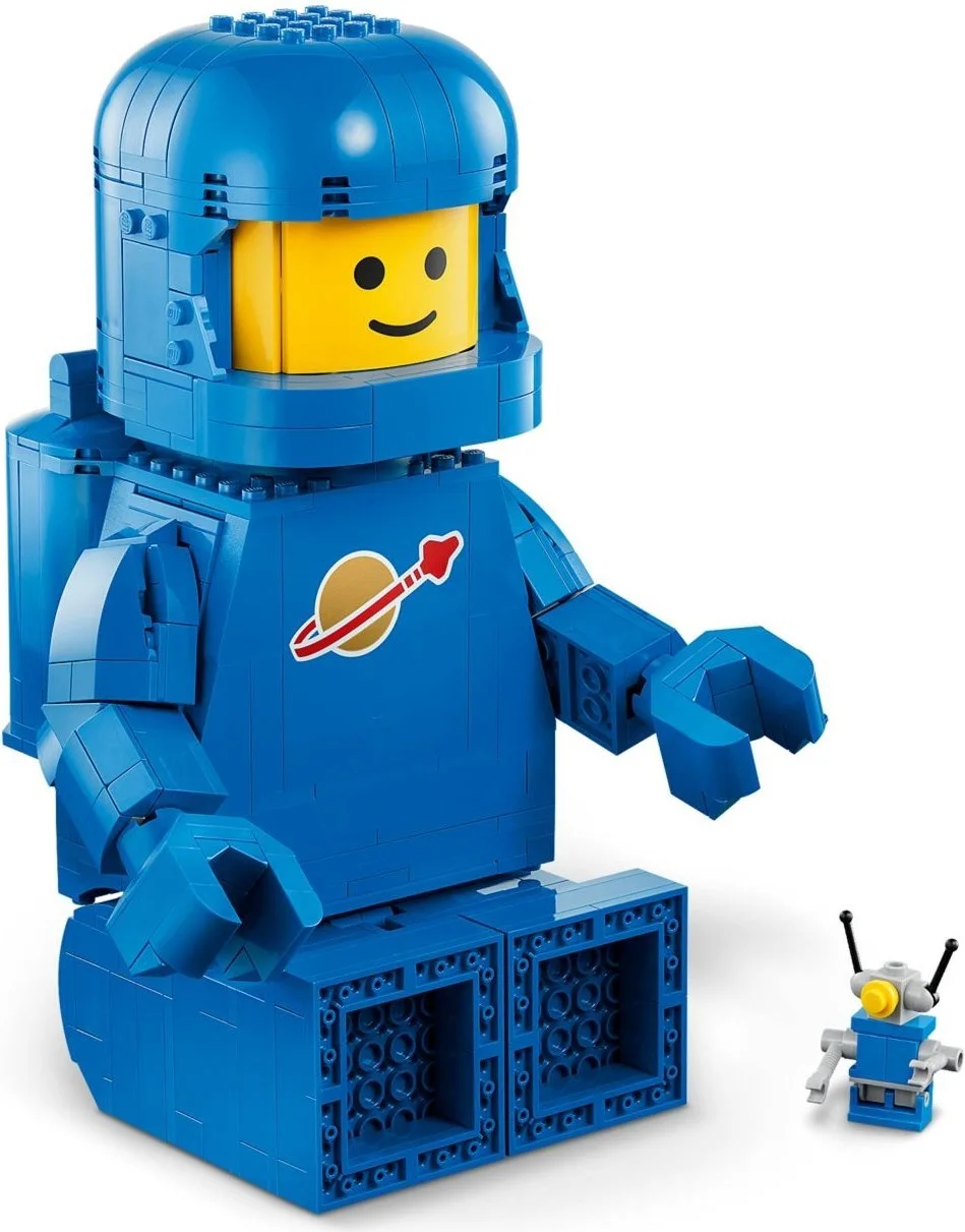 Grote blauwe minifiguur van een astronaut LEGO-set afbeelding 2