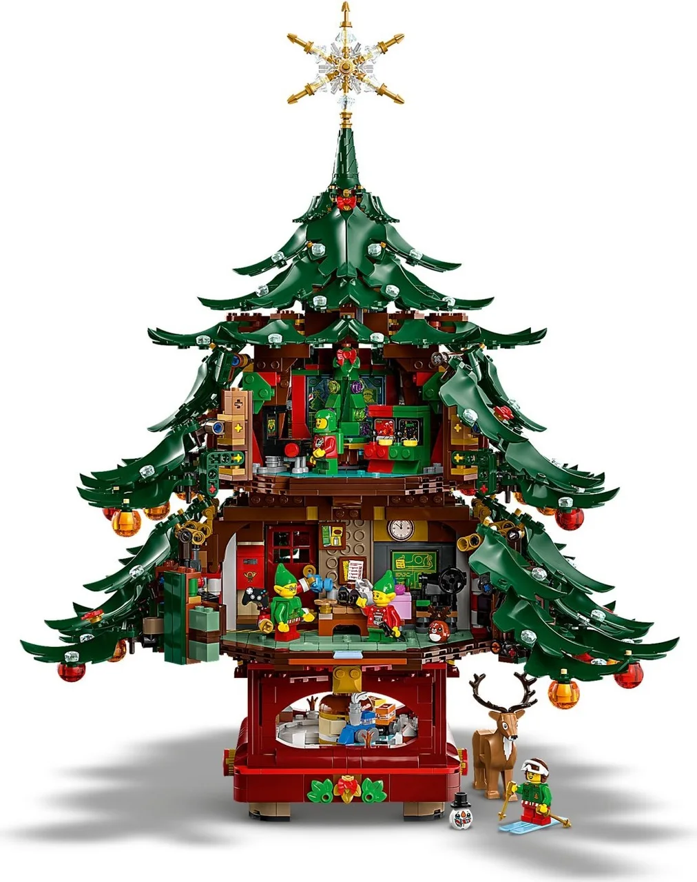 Decoratieve kerstboom voor het hele gezin LEGO-set afbeelding 2