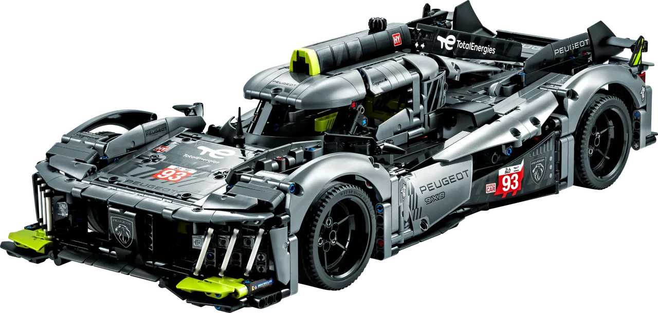 Peugeot 9X8 Le Mans Hybrid Hypercar LEGO-set