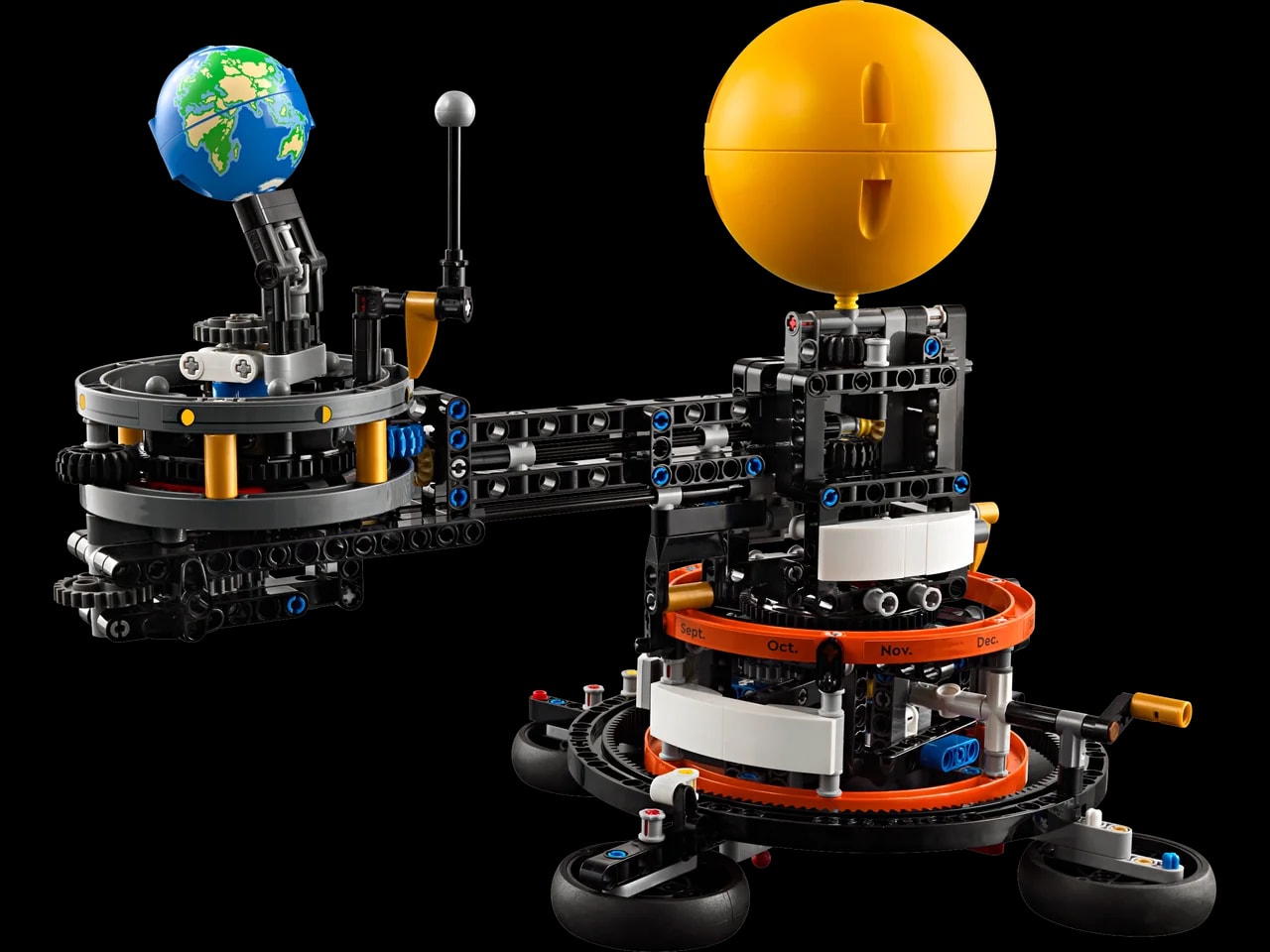 De aarde en de maan in beweging LEGO-set