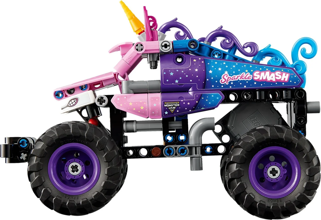 Monster Jam Sparkle Smash pull-back LEGO-set afbeelding 2