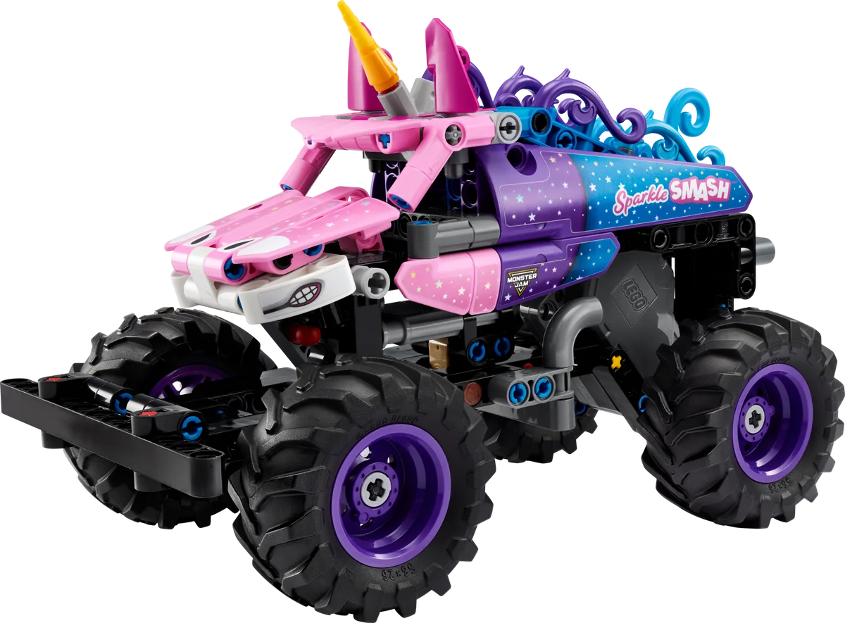 Monster Jam Sparkle Smash pull-back LEGO-set