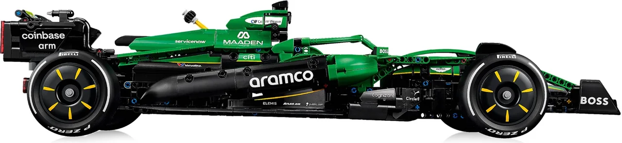 Aston Martin Aramco AMR25 F1 auto LEGO-set afbeelding 2