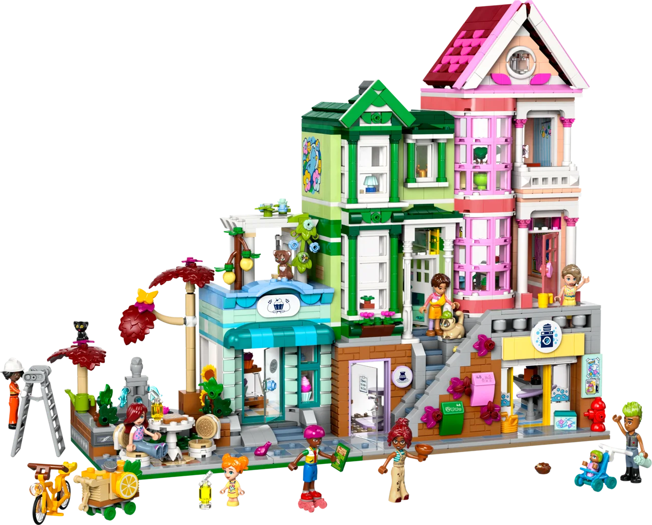 Heartlake City appartementen en winkels LEGO-set