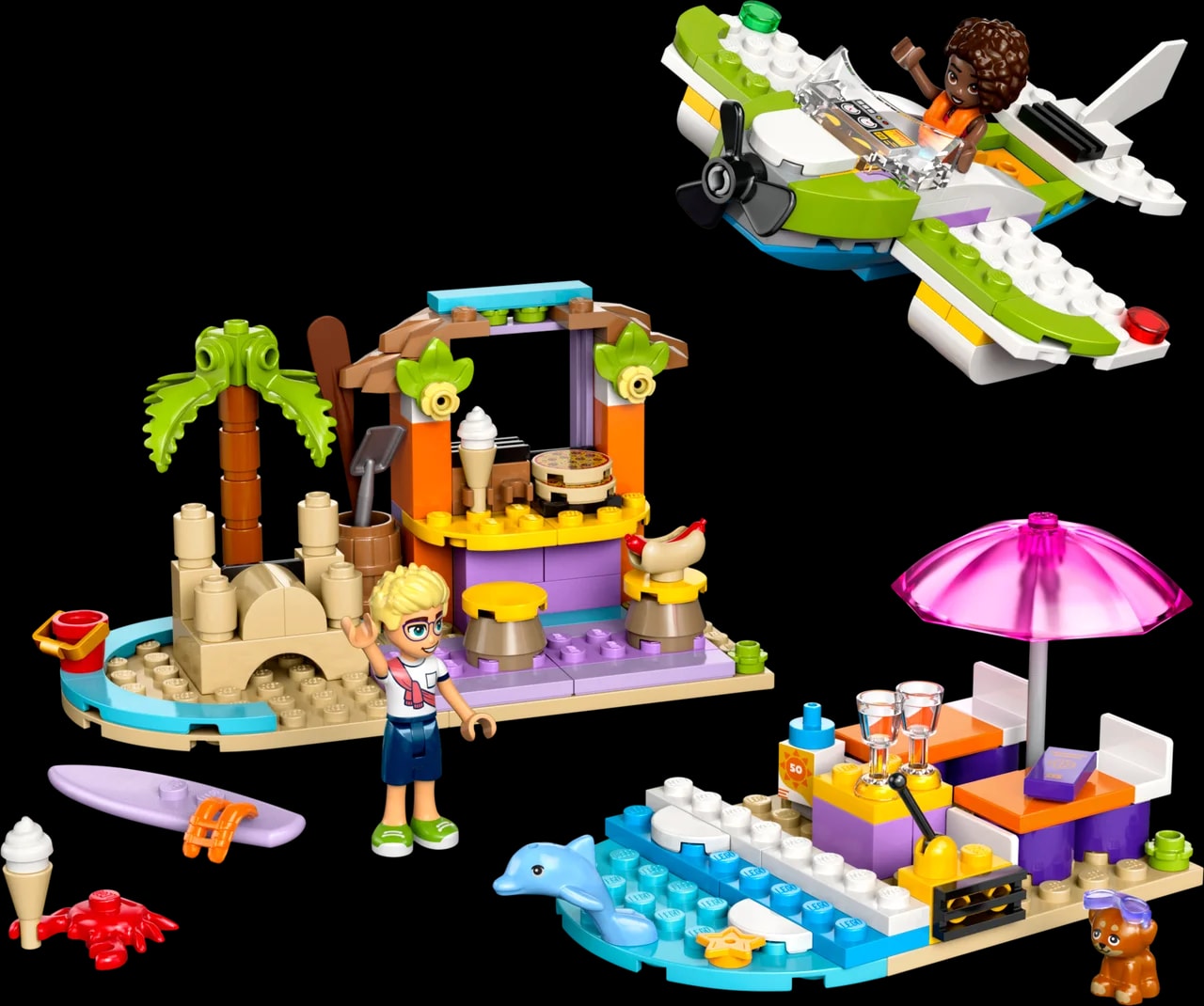 Creative Beach and Travel Suitcase LEGO-set