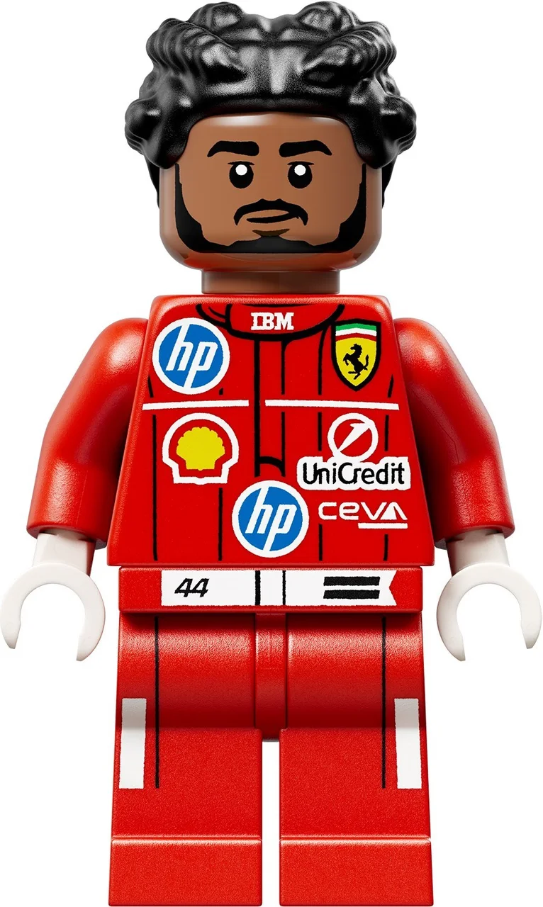 Scuderia Ferrari HP helm van Lewis Hamilton LEGO-set afbeelding 2