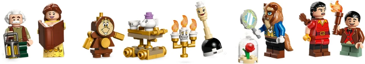 Belle en het Beest kasteel LEGO-set afbeelding 2