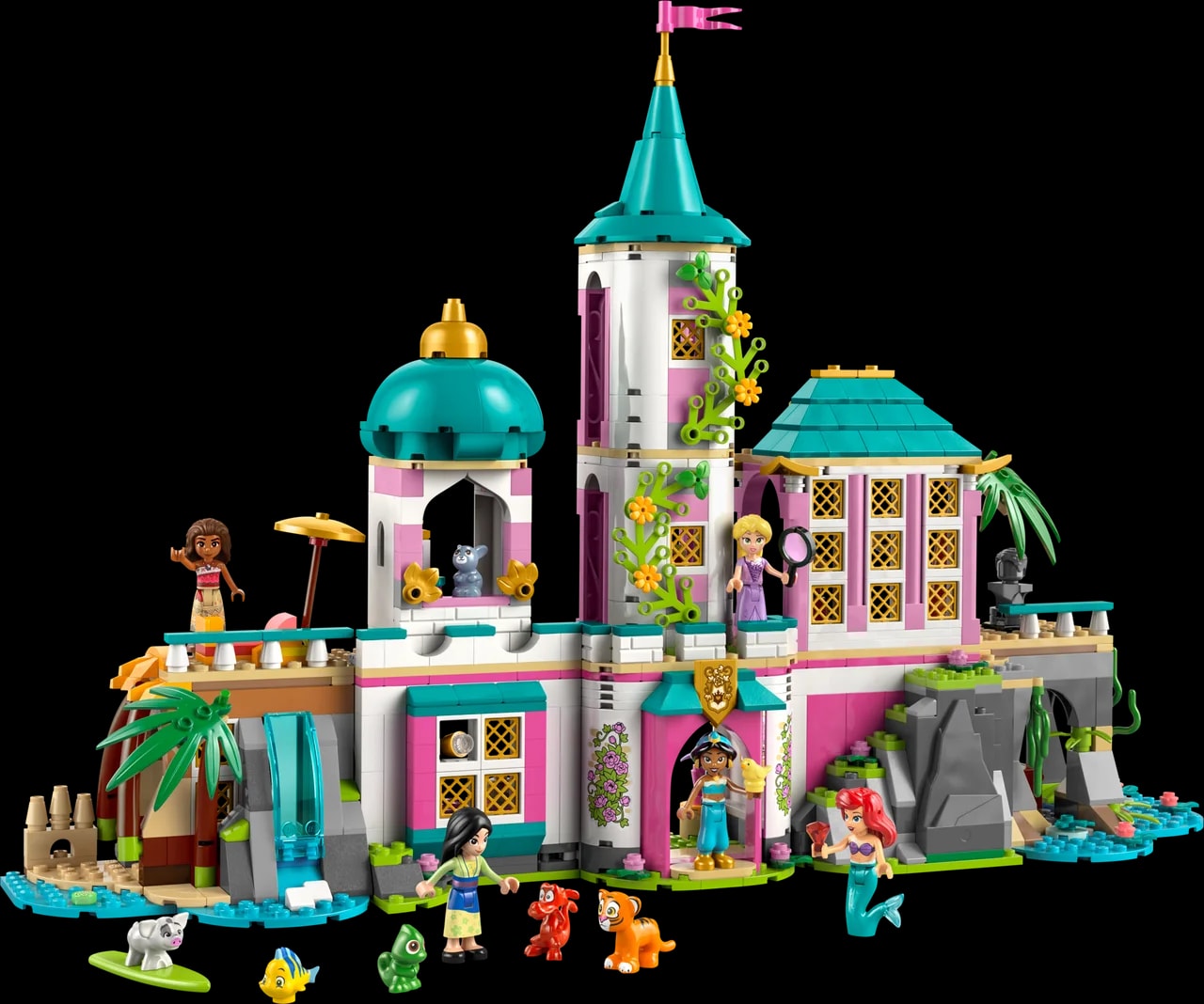 Prinsessenkasteel en koninklijke huisdieren LEGO-set
