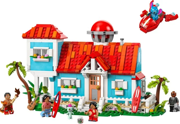 Lilo en Stitch strandhuis LEGO-set afbeelding 2