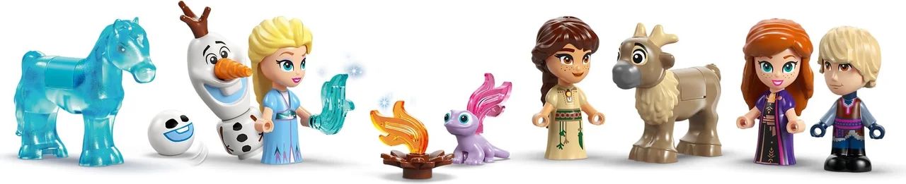 Mini kasteel van Arendelle en Elsa's ijspaleis LEGO-set afbeelding 2