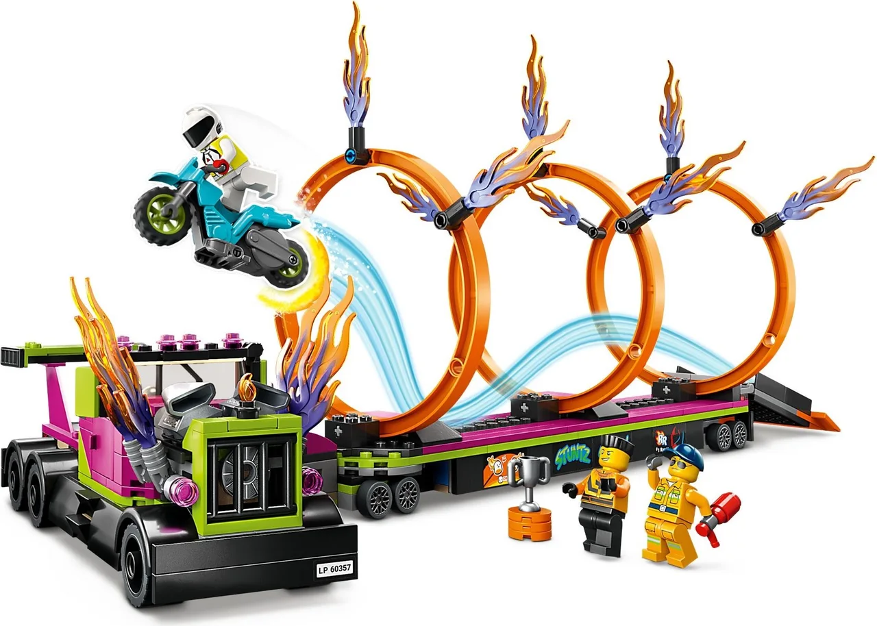 Stunt Truck & Ring of Fire Challenge LEGO-set afbeelding 2