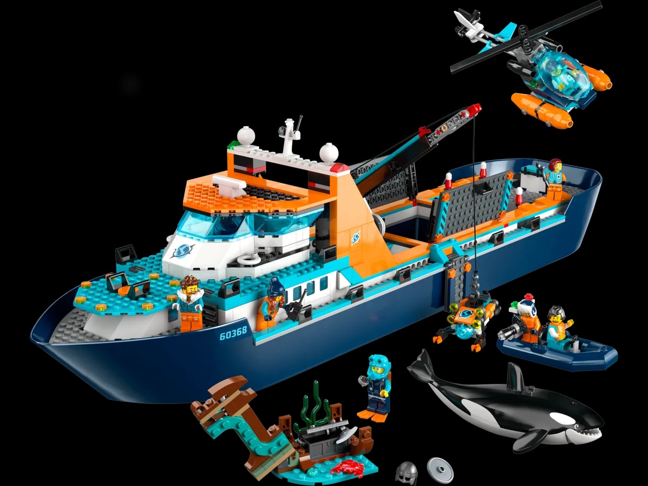 Poolonderzoeksschip LEGO-set