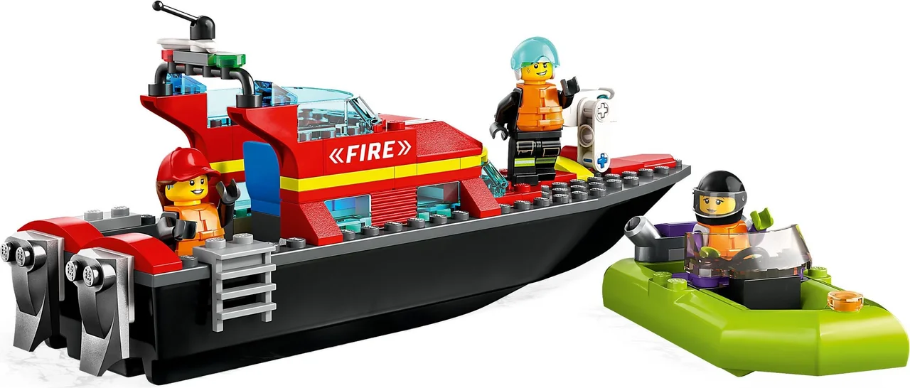 Reddingsboot Brand LEGO-set afbeelding 2