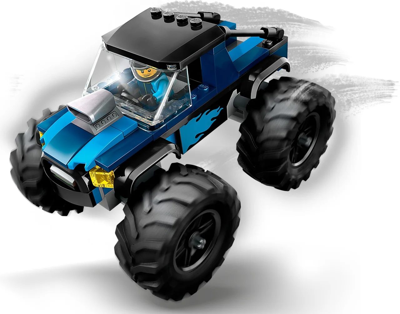 Blauwe monstertruck LEGO-set afbeelding 2