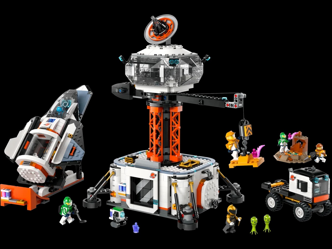 Space Base and Rocket Launchpad LEGO-set