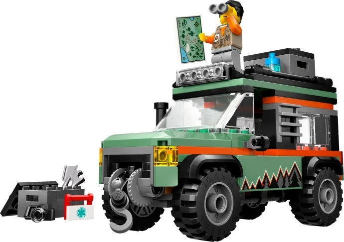 4x4 terreinwagen voor in de bergen LEGO-set afbeelding 2