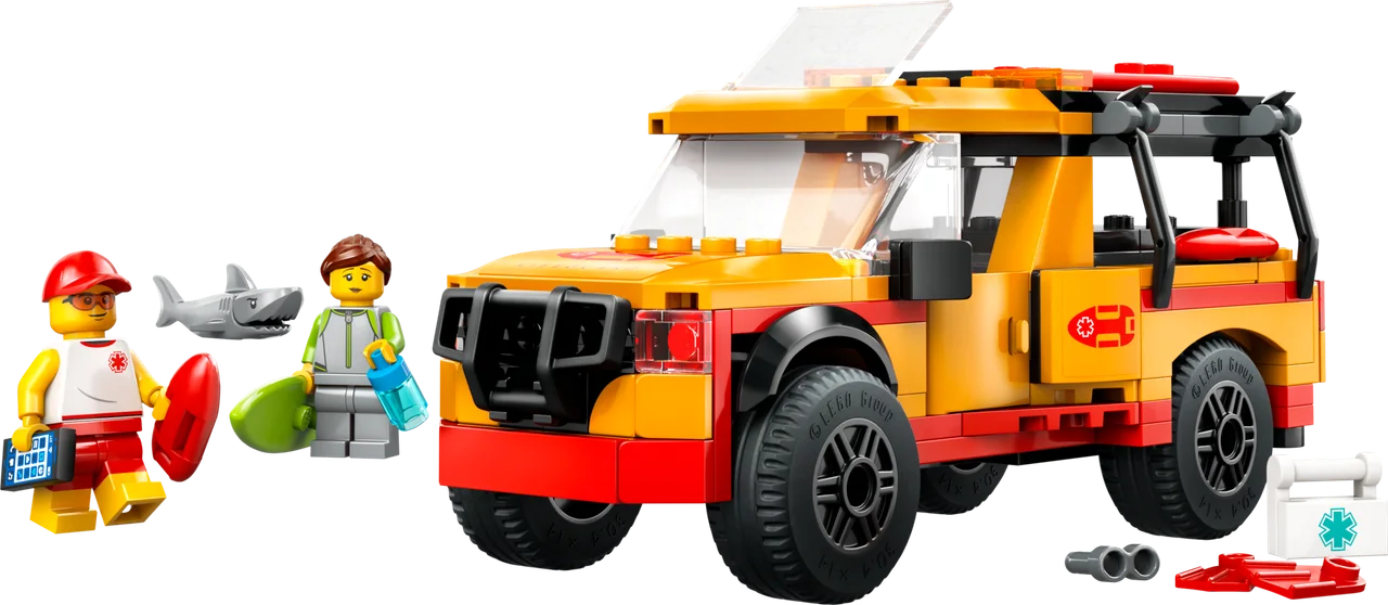 Lifeguard Beach Rescue Truck LEGO-set