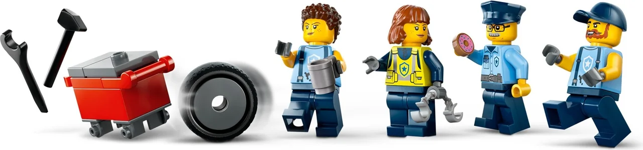 Garage voor politieauto's LEGO-set afbeelding 2