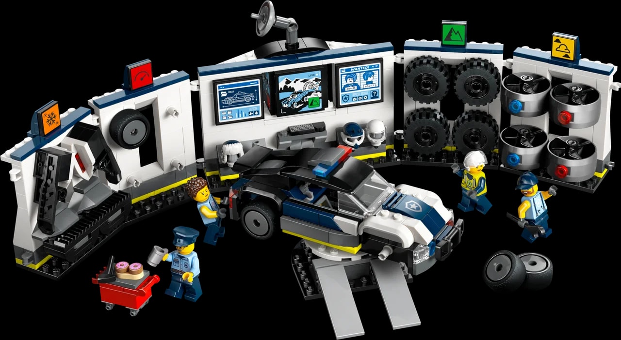 Garage voor politieauto's LEGO-set
