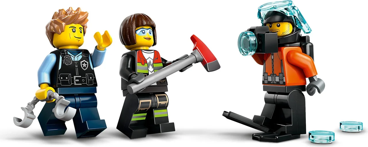 Helikopter, brandweerauto en onderzeeër remix LEGO-set afbeelding 2