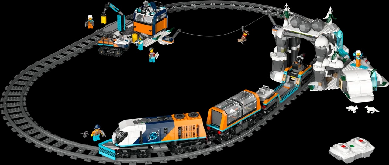 Onderzoekstrein op de Noordpool LEGO-set