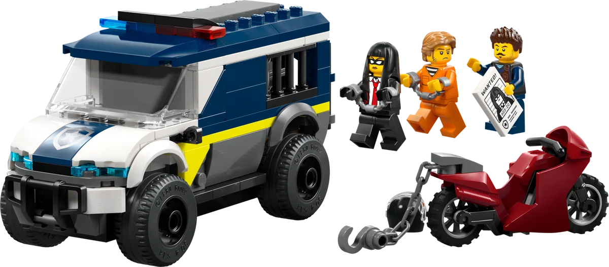 Politie gevangenentransport LEGO-set
