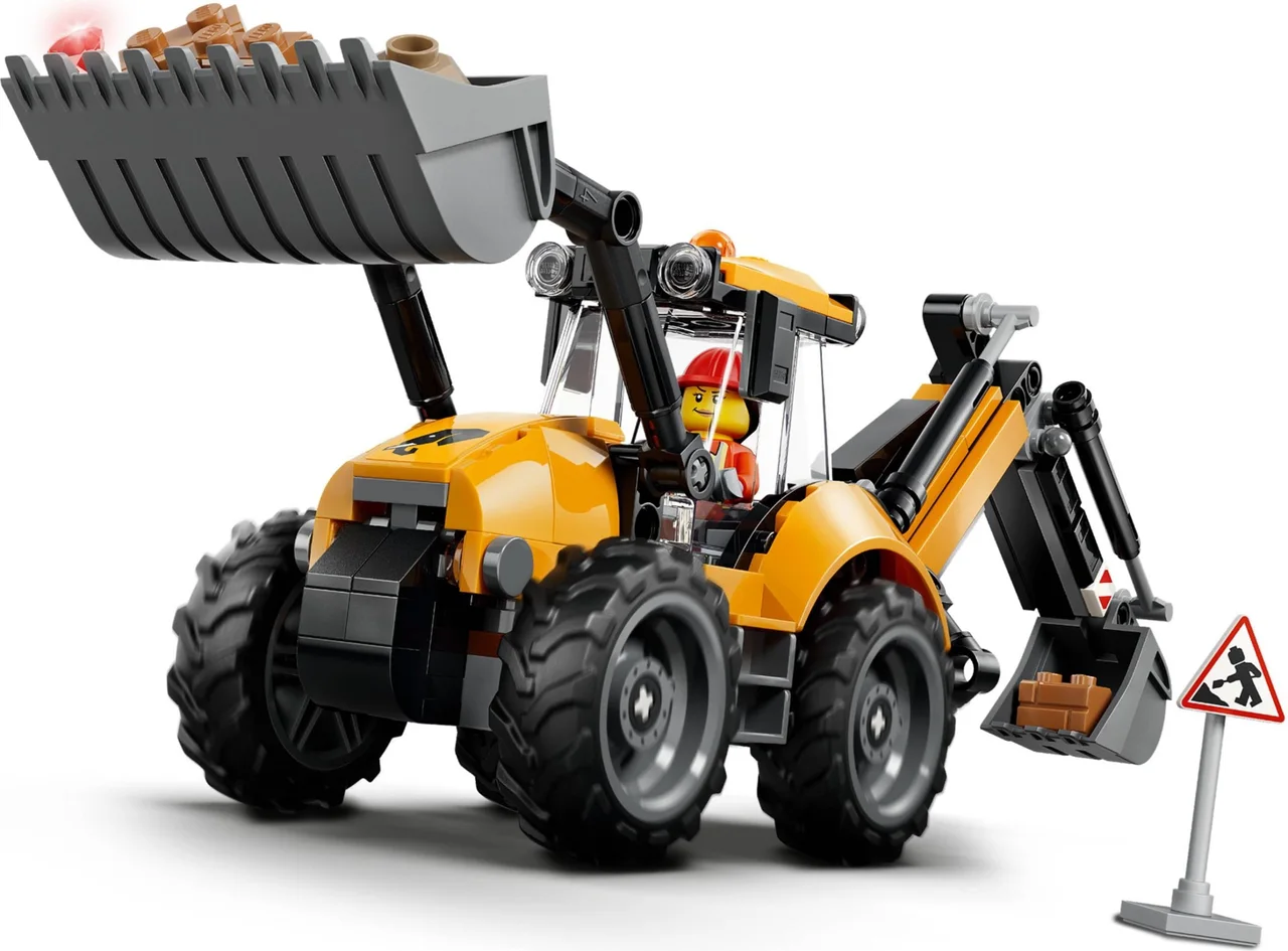 Gele graaflaadmachine LEGO-set afbeelding 2