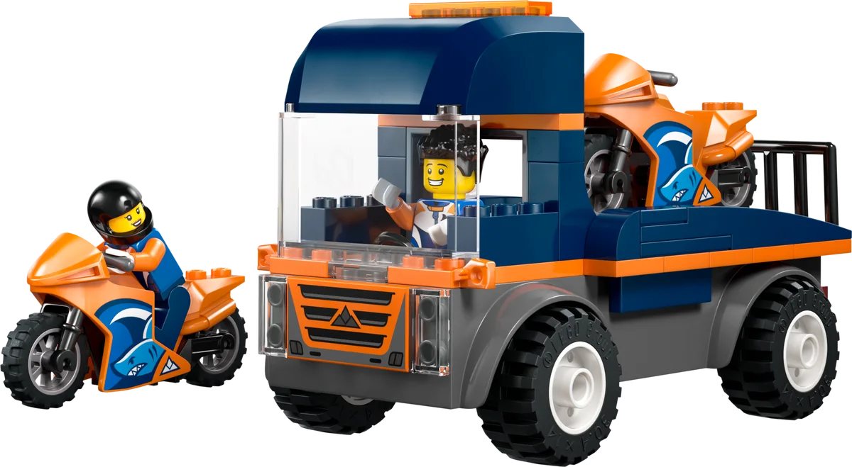 Transportwagen voor motoren LEGO-set