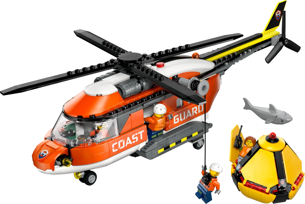 Kustwacht helikopter LEGO-set