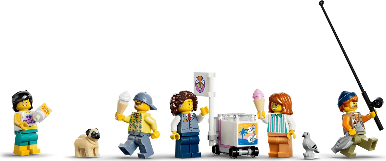 Klassieke strandtram LEGO-set afbeelding 2