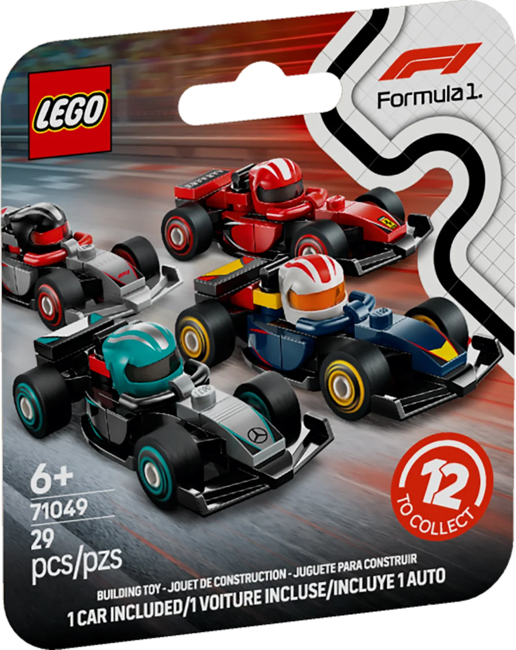 F1 Collectible Race Car - Random Box LEGO-set