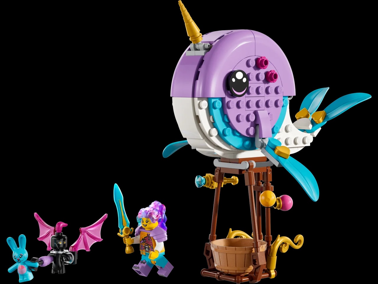 Izzie's Narwhal Hot-Air Balloon LEGO-set