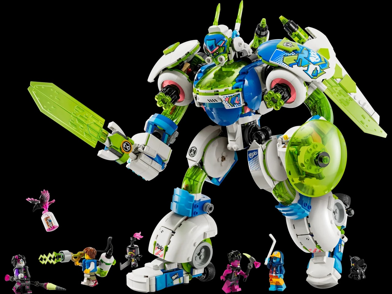 Mateo and Z-Blob the Knight Battle Mech LEGO-set
